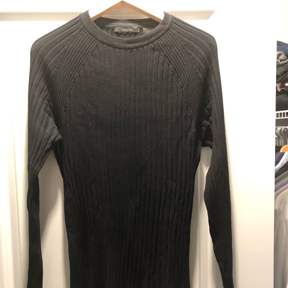 Claiborne Black Mock Sweater